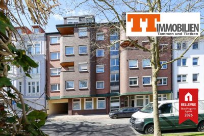 Großzügige 3-Zimmerwohnung am Kurpark mit Westbalkon, Fußbodenheizung, Fahrstuhl und Carport!