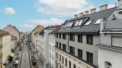 Exklusive DG Wohnung I Möglichkeit mit ca. 40m2 Dachterrasse I U3 &amp; S-Bahn nähe I Erstbezug I