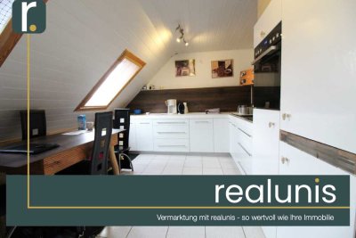 Helle 4‑Zimmer-Maisonette mit überdachtem Balkon und Einbauküche - nur bei realunis