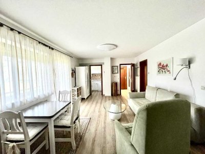 Schöne möblierte 2-Zimmer Erdgeschosswohnung in Oberreute mit Balkon und TG Stellplatz zu vermieten