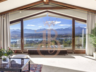 IHR LOGENPLATZ ÜBER DEM WÖRTHERSEE – Viel Grund. atemberaubender Ausblick. absolute Privatsphäre