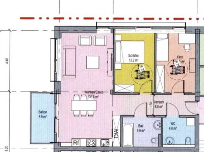 Attraktive 3-Zimmer-Wohnung im Erstbezug – zentral & naturnah