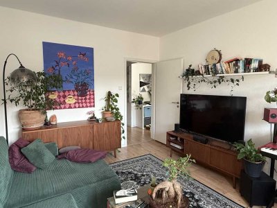 Sanierte 2-Raum-Wohnung mit 2 Balkonen und Einbauküche in Mannheim