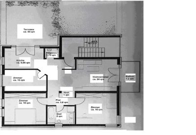 Exklusive, gepflegte 5-Zimmer-Penthouse-Wohnung mit Terrasse und Balkon in Viernheim