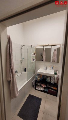Wohnen in den DRAGONERHÖFEN von Wels - gepflegte 1-Zimmer Wohnung mit Abstellraum und modernem Badezimmer (inkl. Wanne)