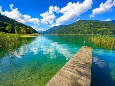 SELTENES SEEJUWEL IN SONNIGER PANORAMALAGE AM OSSIACHER SEE