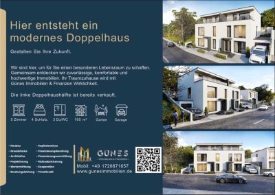 Exklusives Neubau-Doppelhaus in Leverkusen – Schlüsselfertig