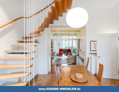 Gartenparadies & Altbaucharme – Einzigartige Maisonette-Wohnung inmitten der Stadt!
