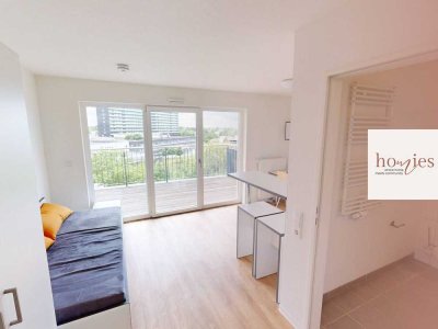 KOMFORT UND STIL: Möbliertes 1-Zimmer-Studentenapartment mit DACHTERRASSE und ALL-IN-MIETE in Ott...