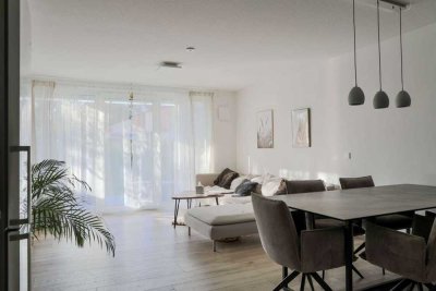 Moderne 3-Zimmer-Wohnung im Erdgeschoss mit Terrasse & Garten