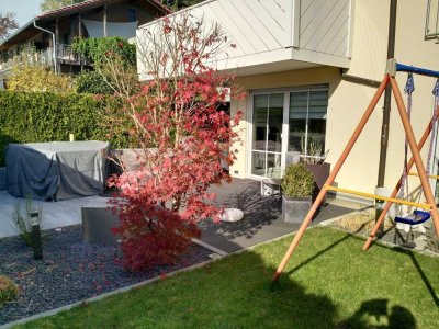 3-Zimmer Gartenwohnung, mit Sonnenterasse EBK Einzelgarage zwischen Pilsensee und Wörthsee