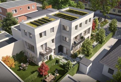 bezugsfertig: Stadthaus/Maisonette mit Garten, Wärmepumpe & Solar