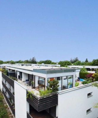 Modernes, lichtdurchflutetes Penthouse in ruhiger Lage von Obermenzing