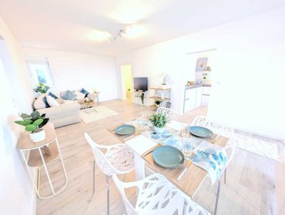Provisionsfrei | Helle 3-Zimmer-Wohnung | Erstbezug nach Komplettsanierung | mit Stellplatz