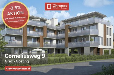 AKTION! Neubau-4-Zimmerwohnung mit West-Balkon in Ruhelage in Gösting!