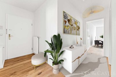 Einmalige Gelegenheit! 2-Zimmer - Komplett saniert - Aufzug - Duplex-Tiefgarage