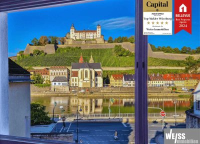 TRAUM-Wohnung in MAIN-Nähe mit einmaligen Blick auf die Festung Marienberg