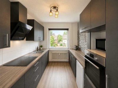 Attraktive 3-Zimmer-Wohnung mit Balkon und Garage in Duisburg Rumeln-Kaldenhausen