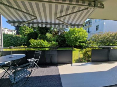 * ALSTER - HARVESTEHUDE - EPPENDORFER BAUM - RIESIGE BALKONTERRASSE MIT GARTENZUGANG - OASE "IN THE