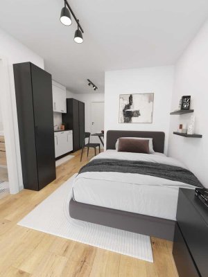 Kompaktes Design-Apartment – möbliert, ausgestattet & bezugsbereit ab 01.09.2025 Apartment Nr. 11
