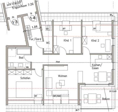 4 Zimmer Neubauwohnung im Ortskern