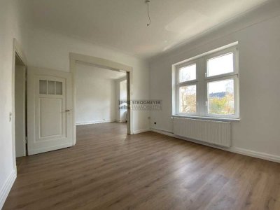 Alt-Wetter: Modernisierte, lichtdurchflutete 2-Zimmer-Altbauwohnung mit Balkon
