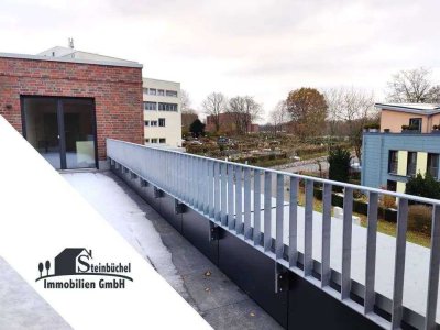 Exklusive möblierte 2-Zimmer-Penthouse-Wohnung mit Dachterrasse in Münster