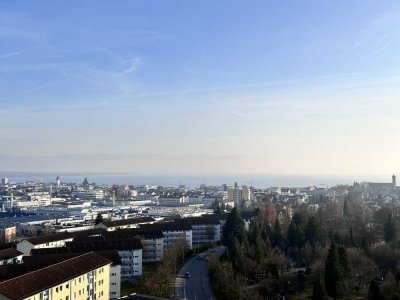 4,5- Zimmer-Panoramawohnung im 12. OG- komplett renoviert, Rundumsicht auf den Bodensee- & Alpenpano