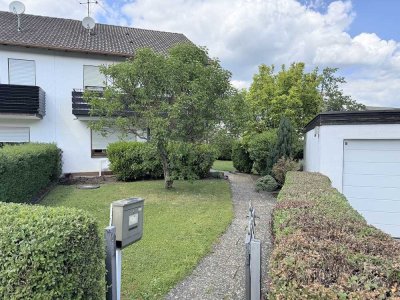 Doppelhaushälfte mit schönem Garten und Garage in Rangendingen. Sofort verfügbar!