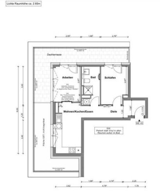 Helle 2-Zimmer-Terrassenwohnung