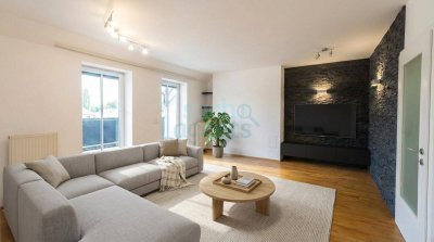 Modernisierte Dachgeschosswohnung mit Lift, überdachtem Balkon &amp; Tiefgarage