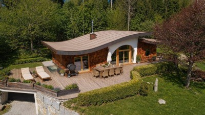 Biologisches Landhaus mit Schwimmteich am Schwarzsee