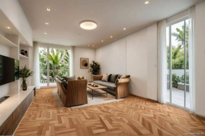 Luftige 3-Zimmer-Wohnung mit Süd-West-Loggia und Grünblick