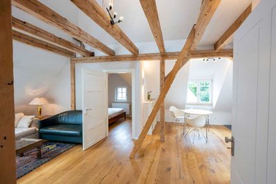 Möblierte, stilvolle, DG-Wohnung in generalsaniertem 3-Familienhaus