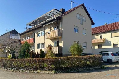 Gut vermietet: Solide ETW mit Terrasse + Stellplatz in Hegnach