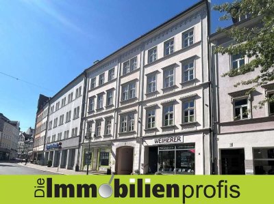 H-43015 - Stilvolle 3-Zimmer-Altbauwohnung mit Einbauküche im Stadtzentrum von Hof