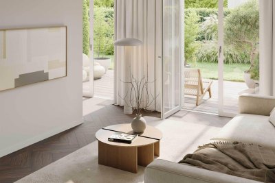 Residieren am Kaasgraben | Gartenmaisonette mit zwei Terrassen in Bestlage