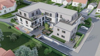 WHG 6: 2-Zimmer-Wohnung mit Terrasse und Gartenanteil