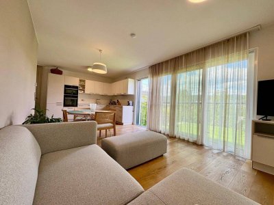 Exklusive 3-Zimmer-Gartenwohnung mit zwei Terrassen in Velden – luxuriös wohnen über dem Wörthersee!