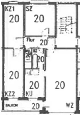 Geräumige 4-Zimmer-Wohnung mit Balkon im 5. Stock, Schönwalde I