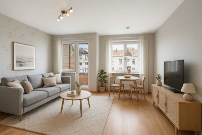 **Charmante Zweizimmerwohnung in ruhiger Wohngegend – mit Stellplatz**