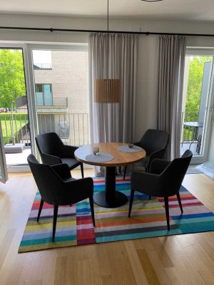 Ostseeblick -  Moderne 3-Zimmer-Wohnung & Balkon vollmöbliert & strandnah