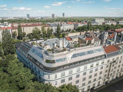 Dachgeschoss-Maisonette mit Terrasse und Dachterrasse | 31 m² Freifläche, 4 Zimmer