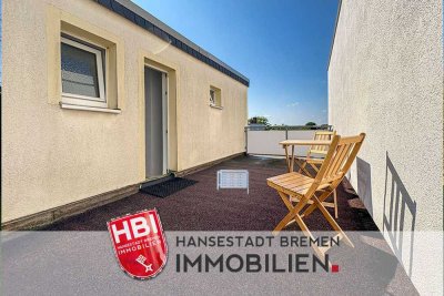 Hulsberg / 1-Zimmer-Dachgeschosswohnung mit Dachterrasse in zentraler Lage