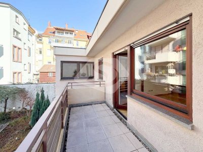 Bezugsfreie 1-Zimmerwohnung mit Balkon in Innenstadtlage
