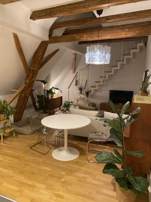 Helle 2-Zimmer Maisonette-Wohnung im 2. OG in Mannheim-Seckenheim