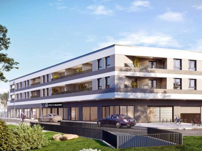 1-Zimmer-Appartement mit kleinem Garten I Neubau I Aufzug I provisionsfrei