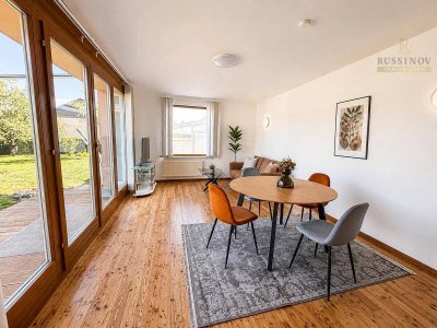 Tiny-Bungalow mit großem Garten und Carport #Kurz-Zeitmiete #voll möbliert #flexibel buchbar