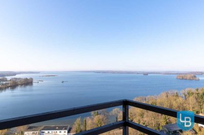 Wohnen, wo andere Urlaub machen! Gemütliches 1-Zimmer-Apartment mit fantastischem Seeblick.