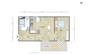 Barrierefreie 2-Raumwohnung mit Balkon oder Terrasse in Innenstadtlage in Greifswald